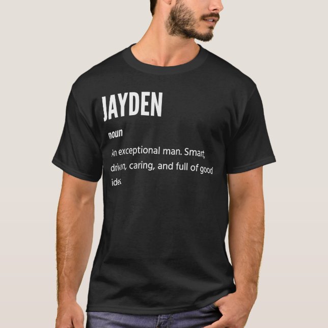 Jayden är ingen exceptionell man t shirt (Framsida)
