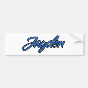 Jayden Namn blue Aufkleber Sticker Autoaufkleber Bildekal