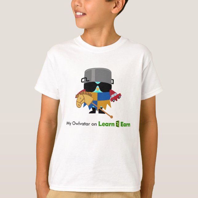 Jaydens Owlvatar skjorta Tee Shirt (Framsida)