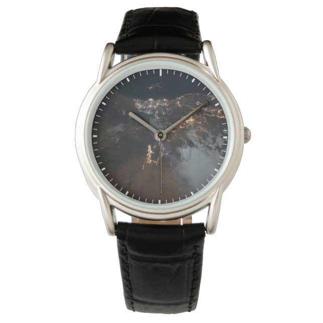 Jazans kommun och dess förorter Ljus Armbandsur (Framsida)