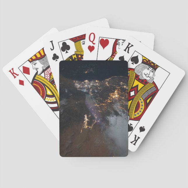 Jazans kommun och dess förorter Ljus Casinokort (Baksidan)