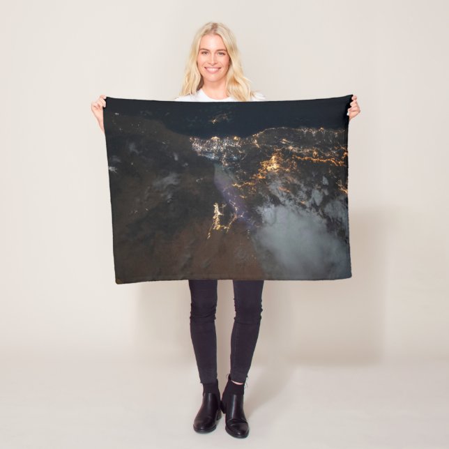 Jazans kommun och dess förorter Ljus Fleecefilt (På plats)