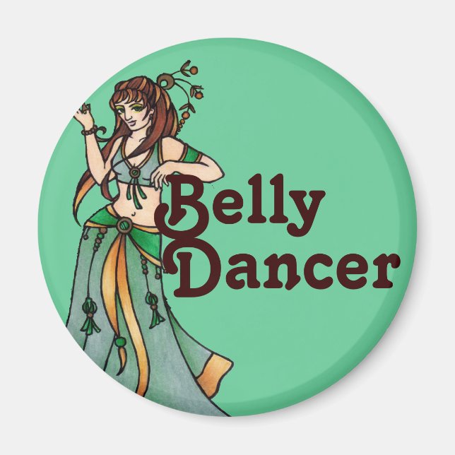 Jazayre Belly Dancer Magnet (Framsidan)