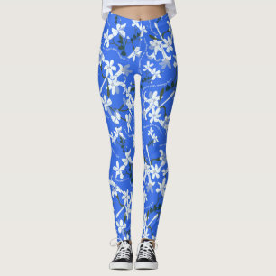 JAZMIN FOCUS MÖRK CERULEAN LEGGINGS