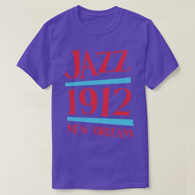 Jazz 1912 Vintage T Shirt (Design framsida)