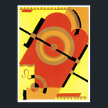 Jazz Age Art Deco-Abstrakt Poster<br><div class="desc">Abstrakt art deco skriver ut från Jazz-åldern.</div>