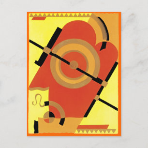 Jazz Age Art Deco Abstrakt Vykort