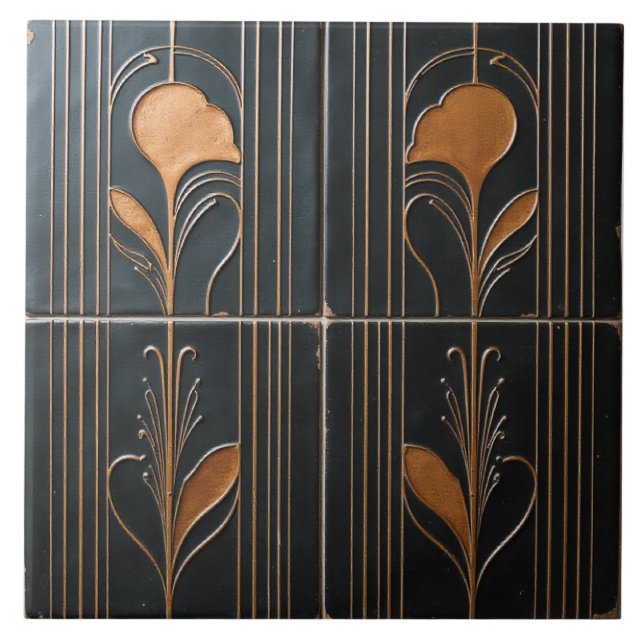 Jazz Age Botanicals Kakelplatta (Framsidan)