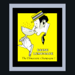 Jazz age deco Art lemonade Champagne, 24 x 20 tum Poster<br><div class="desc">Faux lemonade-reklamen med högsta bildkvalitet poster,  inspirerad av 1930-talets Fransk-reklam. Om du inte tycker om texten,  så har vi bara ett som säger "Cheers!".</div>