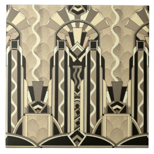 Jazz Age Deco Kakelplatta