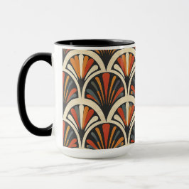 Jazz Age Glam Upprepa Mönster Mugg