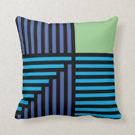 "'Jazz Age & Grönt Grass' Kudde