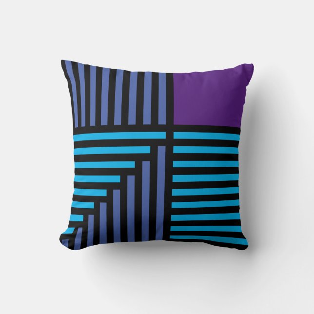 "'Jazz Age & Lila Natt''t''" Kudde (Framsida)