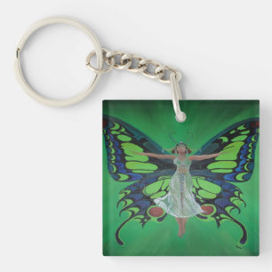 Jazz Age Showgirl Flapper Wearing Butterfly Vingar