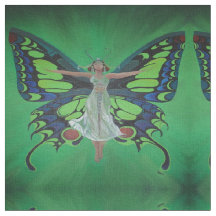 Jazz Age Showgirl Flapper Wearing Butterfly Vingar