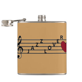 Jazz Älskare Flask Fickplunta