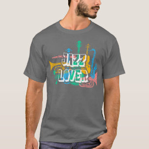 Jazz Älskare Musical Instruments T Shirt