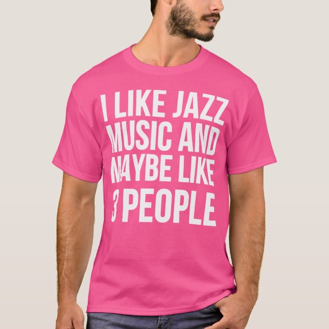 Jazz Älskare T Shirt (Framsida)