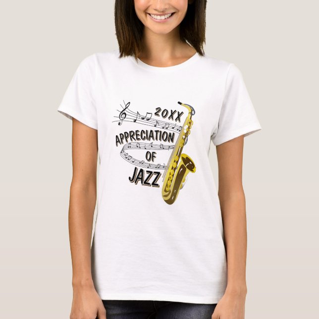 Jazz Appreciation  T Shirt (Framsida)