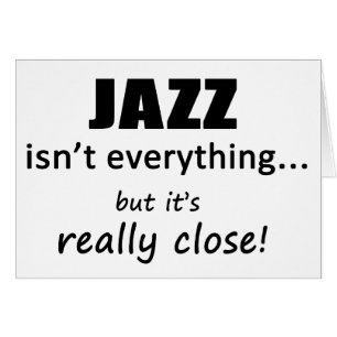 Jazz är inte allt hälsningskort