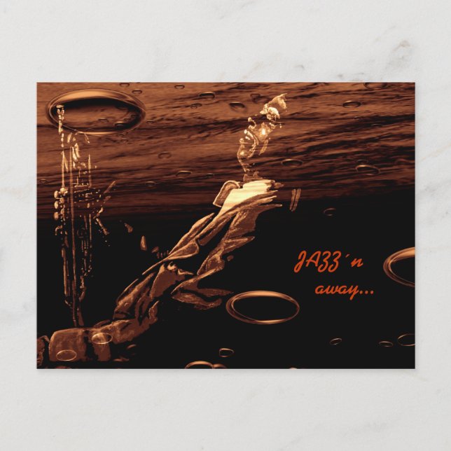 JAZZ är inte borta... Vykort (Framsida)