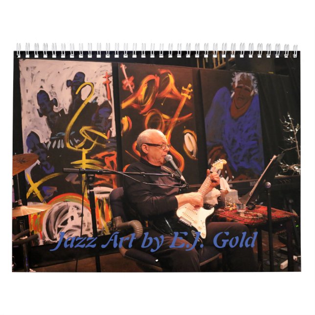 Jazz Art av E.J. Guld Kalender (Omslag)
