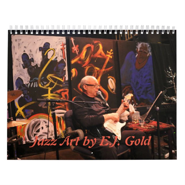 Jazz Art av E.J. Guld Kalender (Omslag)