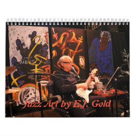Jazz Art av E.J. Guld Kalender
