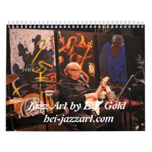 Jazz Art av E.J. Guld Kalender