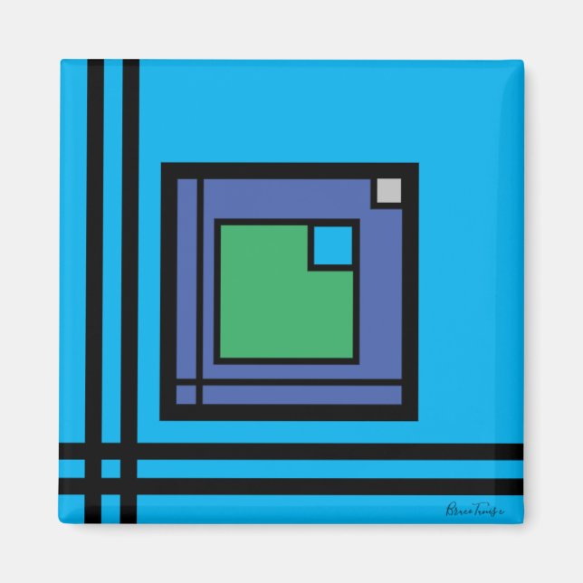 "Jazz" av Bruce Tunis Magnet (Framsidan)