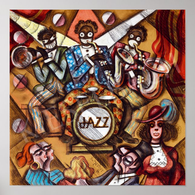 JAZZ BAND POSTER (Framsidan)