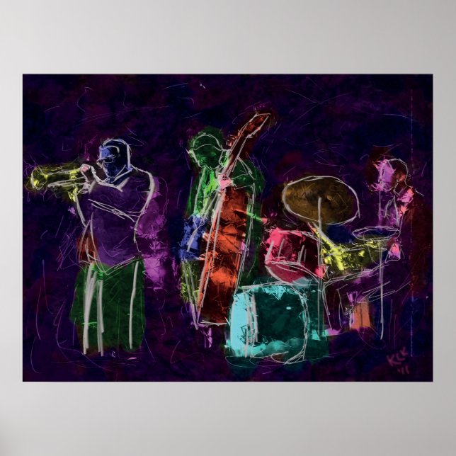 Jazz Band Poster (Framsidan)