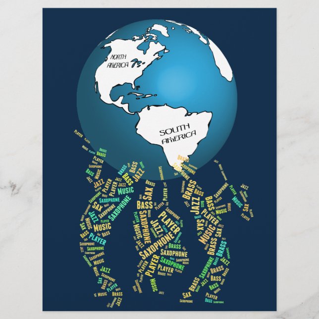 Jazz Band Reklamblad (Framsidan)