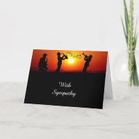 Jazz Band Silhouette Orange Sunset Sympathy
