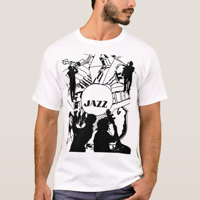jazz-band t shirt (Framsida)