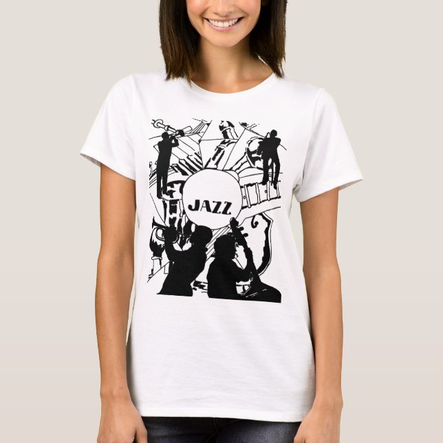 jazz-band t shirt (Framsida)