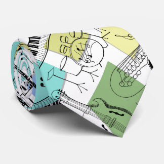 Jazz band tie slips