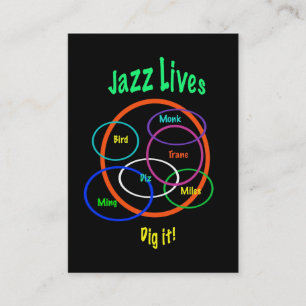 Jazz bor ATC Visitkort