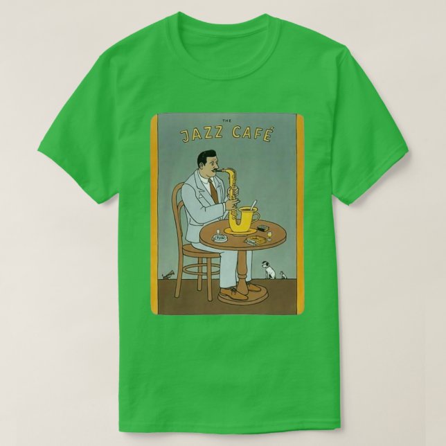 jazz cafe t shirt (Design framsida)