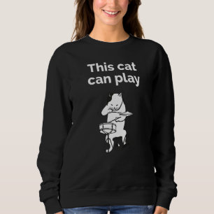 Jazz Cat Drummer T Shirt