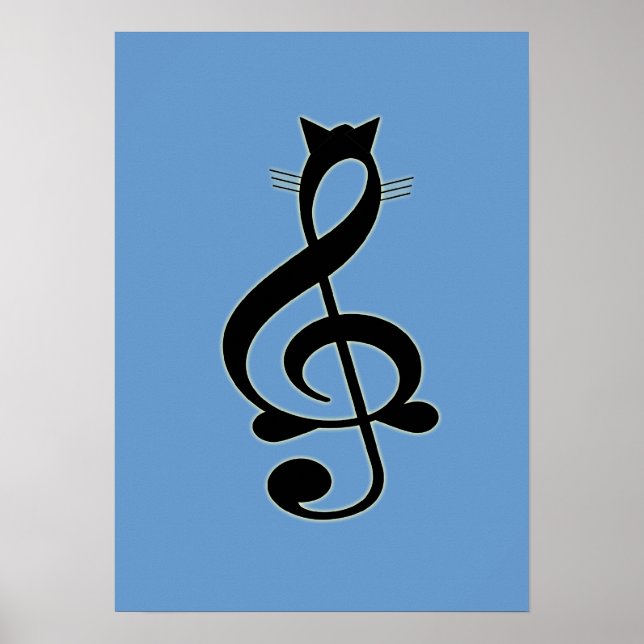Jazz Cat Poster (Framsidan)