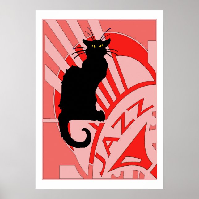 Jazz Cat Poster (Framsidan)
