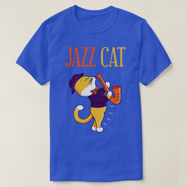 Jazz Cat T Shirt (Design framsida)