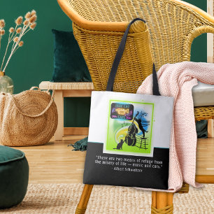 Jazz Cats   Dubbla Bass   Schweitzer Citat Tote Tygkasse