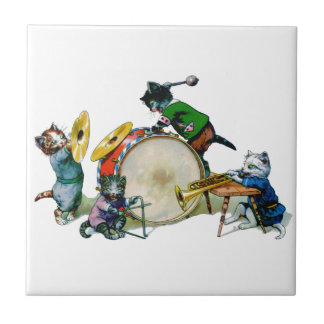 Jazz Cats Kakelplatta