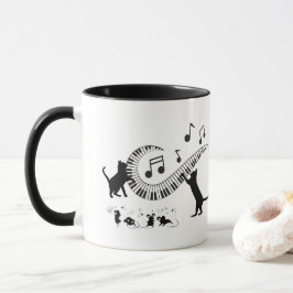 Jazz Cats | Piano | Kaffe Mugg