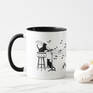Jazz Cats Trumma Kaffe Mugg