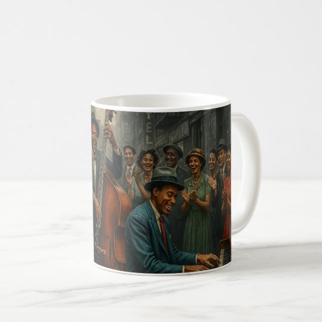 Jazz Celebration Street Vibe Kaffemugg (Framsida höger)