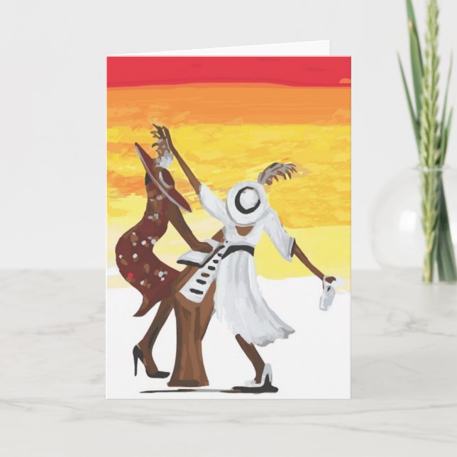 jazz christmas helgkort (Framsida)