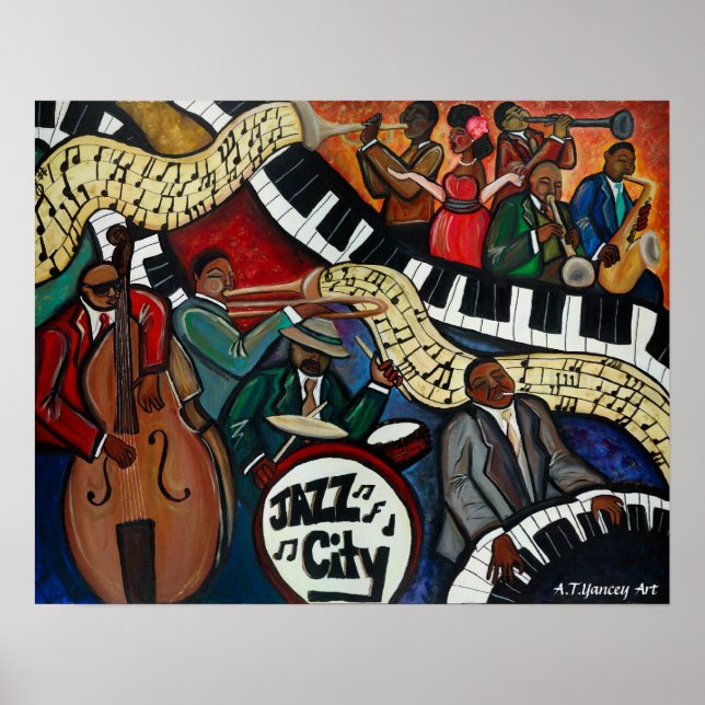 Jazz City Poster (Framsidan)